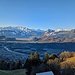 Liechtenstein am Morgen noch im Schatten