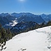 zwischendrin hatte es ab und zu auch tieferen Schnee zu bewältigen