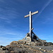 Naafkopf - Das Gipfelkreuz markiert das südöstliche Dreiländereck Liechtenstein/Österreich/Schweiz.