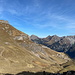 Am Bettlerjoch - Blick vom Sattel zum Gorfion.