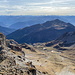 Naafkopf - Ausblick am Gipfel in etwa südliche Richtung mit der Alp Ijes.