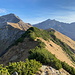Nospitz - Blick in südliche Richtung (Gegenlicht).