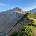 Nospitz - Ausblick mit Panüeler Kopf, Augstenberg, Tälihöhi und Naafkopf.