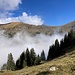 der Nebel zieht wieder hinauf ...