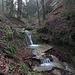 Rückblick auf den Wasserfall bei 539 m