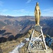 La bella madonnina posta sulla cima del Pizzo Baciamorti (m 2009).