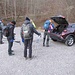 Sono le 7.45 e siamo pronti a partire dal parcheggio sterrato in località Capo Foppa, al termine della stradina a pagamento che sale da Pizzino.