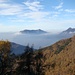 Monti della Tremezzina,al cento il Galbiga, a destra il Grona