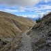 Discesa verso il rifugio Gherardi