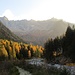 Blick zum Bergriegel oberhalb des Rifugio Brasca
