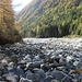Im blockigen Flussbett des Torrente Codera