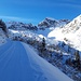 Aufstieg über die Skiabfahrt/Schlittelpiste zur Melchsee-Frutt bei einem wunderbaren Wintertag!