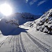 in wundervoller Stimmung geht es zum Hochplateau. 