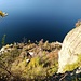 Sopra le pareti di roccia della rocca