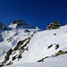 SAC Rotondohütte, to the right of the hut Rotällihorn and on the left Gross and Chli Leckihorn