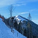 viel Schnee hat es nicht, aber der Untergrund ist extrem rutschig mit einer 15 cm starken Neuschneeauflage auf einem eisigen Hartschnee Untergrund             