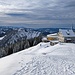Berggasthaus Kronberg in den letzten Sonnenstrahlen