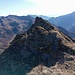 Blick vom Hauptgipfel zum Südgipfel