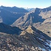 Blick zum Westgrat, über den der Normalweg zur Gürtelwand führt