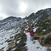 Discesa verso la bocchetta della valle