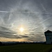 erster vernünftiger Alpenblick vom Mühlberg bei Tuntenhausen