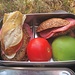 Brotzeit nach der aufreibenden Weglosvariante