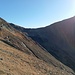 Blick voraus bei Querung unter das Wanser Joch
