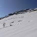 Salita sul ghiacciaio lato Valgrisanche, alcuni piccoli crepacci