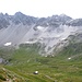 Ramozhütte im Sommer auf einer Tour zum Aroser Rothorn, eher eine rauhe Landschaft ...