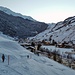 Vals und Valser Rhein gegen Abend