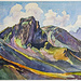 Aquarell des "Sexmors" von Kunstmaler Victor Wildhaber (geb. in Flums 1896, gest. 1968 in Stäfa). Victor Wildhaber war auch ein exzellenter Alpinist und Skifahrer (www.victorwildhaber.ch) 