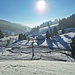 Von -6 Grad hier im Katzensteig-Tal kamen wir oben knapp in den Plusbereich