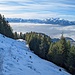 hier oben ist es teilweise tiefer, kalter Winter
