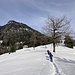 ... schön winterlich hoch Richtung Cheisten
