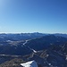 Der Sasso Vernale kann auch vom hier sichtbaren Passo San Pellegrino erreicht werden. Ganz links im Bild ist der Cimon della Pala.