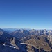 Die Fernsicht Richung Westen reicht von den Ötztaler Alpen bis zur Adamellogruppe.