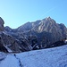 Im Tal zwischen Malga Ombretta und Rifugio Falier ist bereits der Winter eingekehrt.