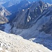 Tiefblick ins Val Ombretta und weiter hinunter nach Malga Ciapela.