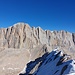 Die Südwand der Marmolada. Davor die von hier aus unscheinbare Cima Ombretta Orientale.