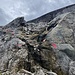 Die Einzelstelle T3 am Ende des Gletscherschliffs vom Helligvatnet-See zum Beisfjord. Hier sind auch mal die Hände gefragt. Bei Nässe sicher sehr glatt!