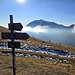 Larice Bruciato, incrocio con la strada che porta al rifugio Ombrega
