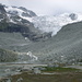 Zum Schluss noch ein Abstecher mit dem Auto ans Ende des Lac de Moiry fast bis an den beeindruckenden Moirygletscher heran