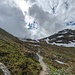 Der erste Schnee taucht auf ca. 1000 m auf