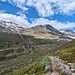 Blick zur gegenüberliegenden Geitafjellhyrna und zum Storskredfjellet. Heute morgen gab's da nur Wolken zu sehen.