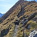 gesicherter Aufstieg zum First (die letzten Höhenmeter)