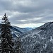 hier eine sehr weite Sichtachse direkt nach Süden bis zum Kienberg?!