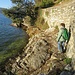 A tratti naturali ne seguono altri con delle passerelle.