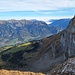 Sicht hinunter nach Brienz