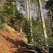 ... zur ebenfalls gesicherten Traverse oberhalb des Giessens
