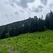Blick vom Sarojasattel zu den Drei Schwestern